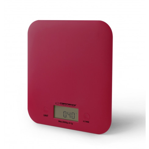 ES157CZ KIRSCHE DÜNNE KÜCHENWAAGE ROT