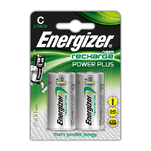 EN13 ENERGIZER C HR14 2500MAH 2KS POWER PLUS C DOBÍJECÍ BATERIE