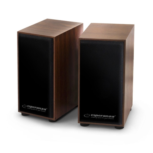 EP122 USB-COMPUTER-LAUTSPRECHER aus Holz 2.0 6w KIT