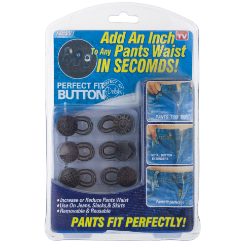 ER10 KNOFLÍK NA ROZŠÍŘENÍ KALHOT SADA 6 KUSŮ