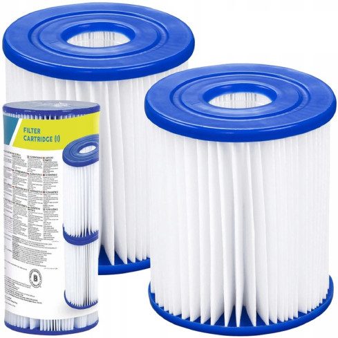 58093 filters: 2x filter for a garden pool pump, cartridge type 58093