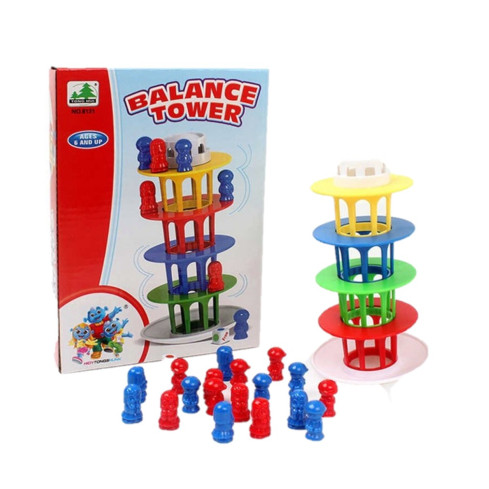 TG55521 BALANCIERTURMSPIEL WACKELNDER, SCHIEFER TURM