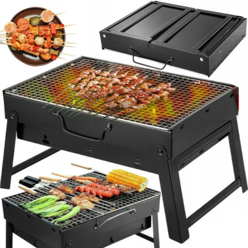 TG56279 Foldable Travel Grill, Portable Charcoal Grill