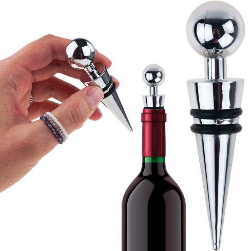 IM017 WEINFLASCHENVERSCHLUSS PREMIUM-FLASCHENVERSCHLUSS WIEDERVERWENDBAR STAHL GROSSEN WEIN