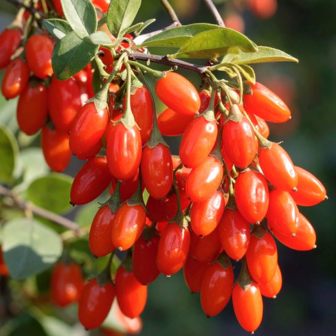 R2123 GOJI BERRIES mrazuvzdorné šarlatové zdravé plody trnka