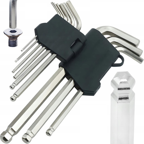 TF212 Allen wrenches, 1.5–10 mm, Allen wrench set, bicycle and automotive tools