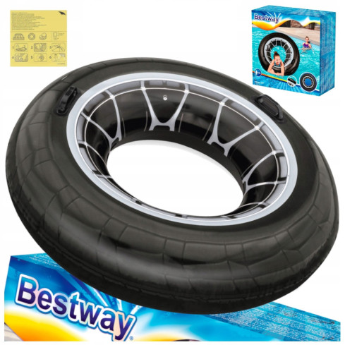 36102 Inflatable Swimming Ring, Large, 119 cm, Bestway