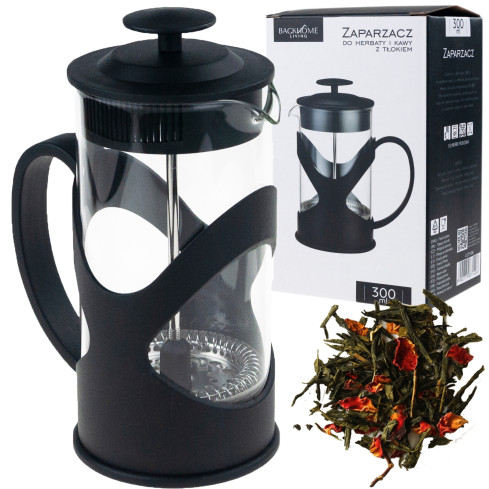 LUT1496 KONVICE NA VAŘENÍ KÁVY A ČAJE S VARNÝM PÍSTEM 300 ML