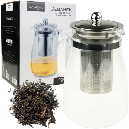 LUT1557 ŽÁRUVZDORNÝ DŽBÁN S KOVOVÝM VÍKEM NA VAŘENÍ 900 ML