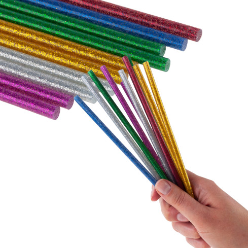 MB-13061 TAVNÁ LEPICÍ PISTOLE SE TŘPYTKAMI 6KS 7MM