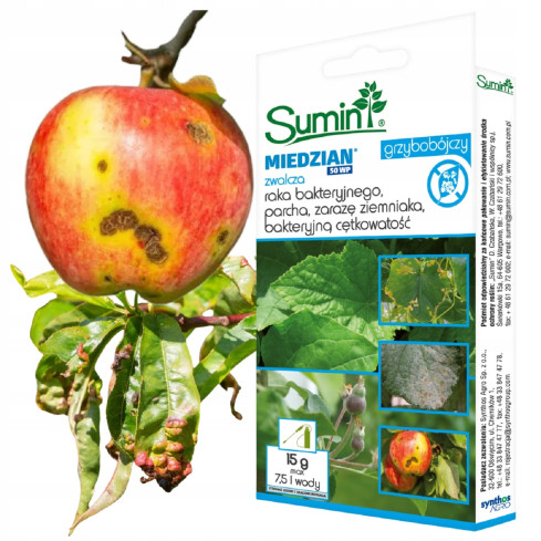 SUM6 FUNGIZID KUPFER 50 WP 15G GEGEN FEUERBRAND UND SCHORF