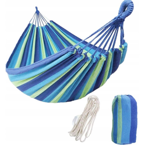 RB38 zahradní houpačka pro 2 osoby houpací lehátko 230x160 CM + šňůry