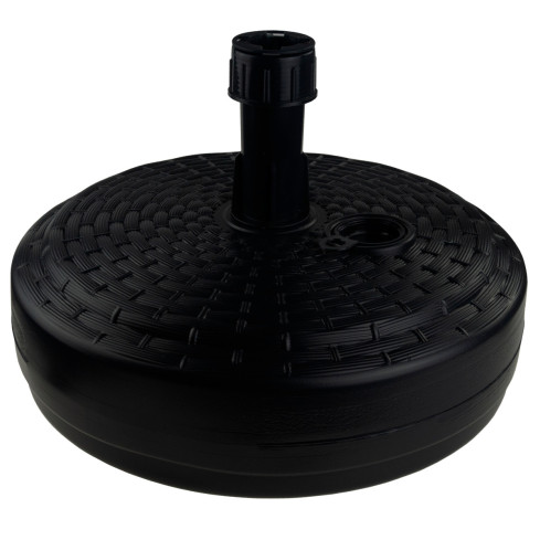 Mpor-S433 Rattan Garden Umbrella Base, Umbrella Stand with XXL Base