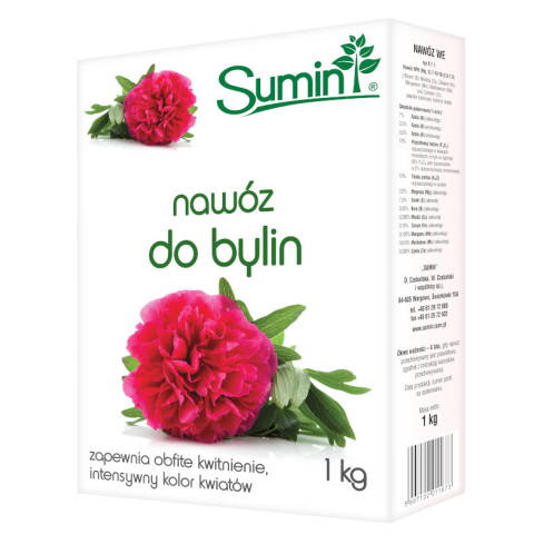 SUM26 SUMIN PLANT FERTILISER 1KG, Düngemittelgranulat, üppige Blüte