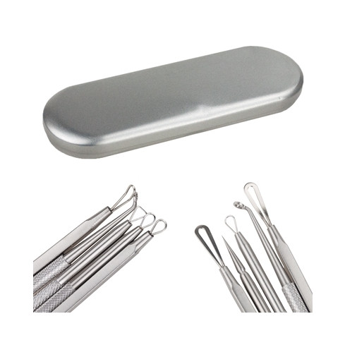 TG60159 SCHNURRBARTENTFERNER TEELÖFFEL SET IN ETUI 5PCS