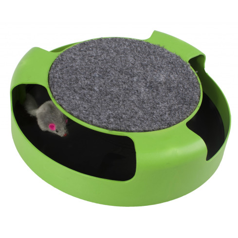 CAT0526 KATZENSPIELZEUG MAUS RAD KRATZER MAUS 25CM