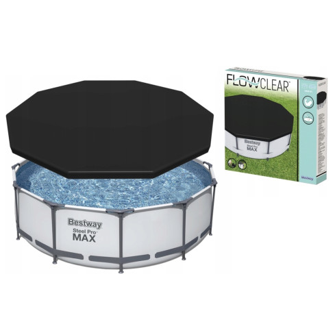 58036 Frame Pool Cover, Mat Cover, Tarpaulin, 305 cm, Bestway