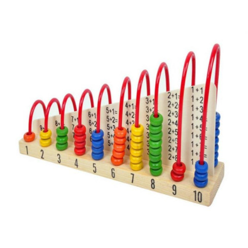 Dřevěné počítací kolo SS2 pro výuku počítání - kalkulačka