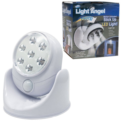 CC11 HALOGEN-HÄNGELLEUCHTE mit BEWEGUNGSSENSOR 7 LED BATTERIE 360° Wandleuchte