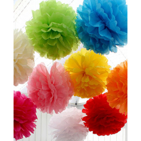 29010 SEIDENPAPIER POMPON 25CM