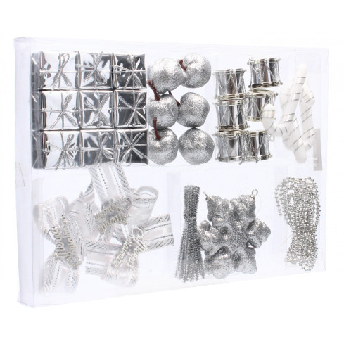 ANT2858S WEIHNACHTS-SILBERDEKORATIONSSATZ