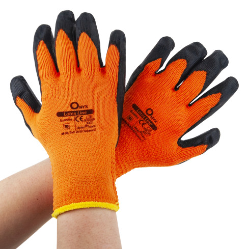 RZ417 ZATEPLENÉ PRACOVNÍ RUKAVICE S LATEXOVÝM POVLAKEM ECOWINT VERKEN