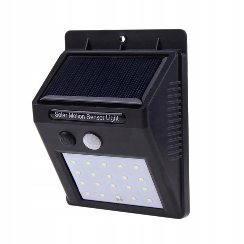 WW40HALOGEN SOLARLAMPE 20 LED MIT BEWEGUNGSMELDER