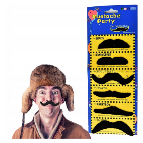 JJ98 SADA KNÍRKŮ ČERNÝ KNÍREK 6KS SAMOLEPÍCÍ