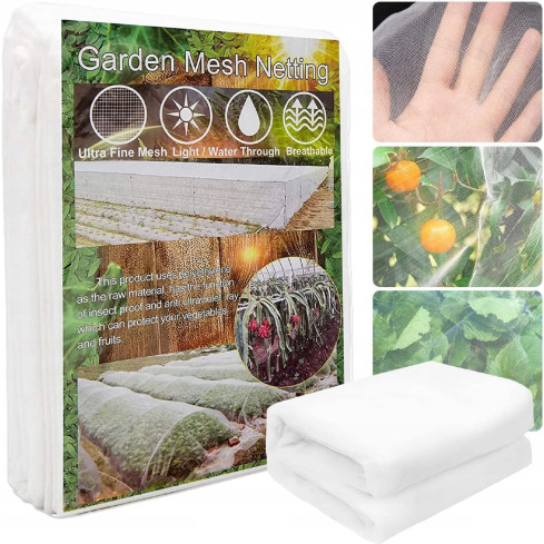 TG67716 vegetable patch protection net, insect-proof, protects brassicas, 3x10m, 60 mesh