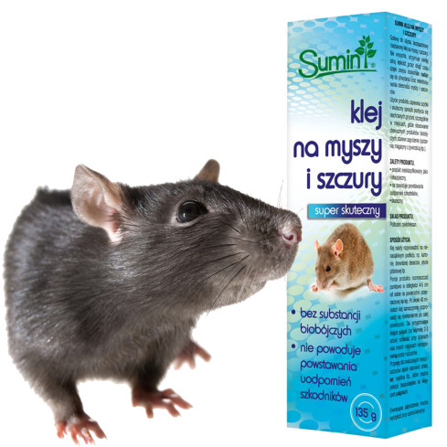 Sum-09718 Glue Trap for Mice, Rats, and Rodents, 135g, Sumin Glue Trap