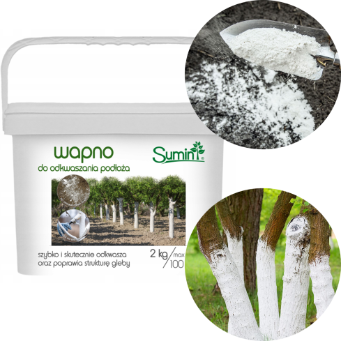 SUM16 Kalk für Substratentsäuerung, Bleichen von Bäumen, Sumin 2kg