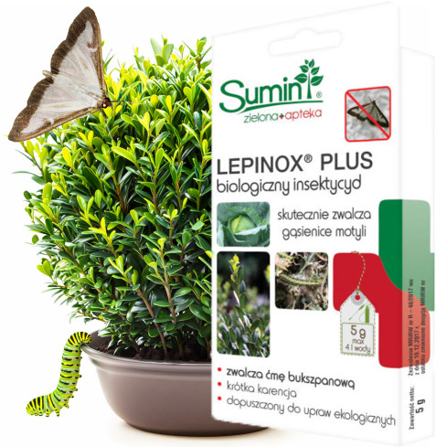 SUM31 Lepinox PLUS, insecticide, controls box tree moth caterpillars, 5 g