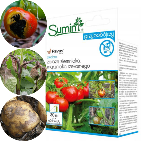 SUM35 Sumin Revus 250 SC, spray for downy mildew and late blight, 30 ml/60 L