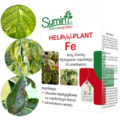SUM40 Help Plant Iron (Fe) 20 ml, foliar fertilizer, prevents physiological disorders and stunted growth