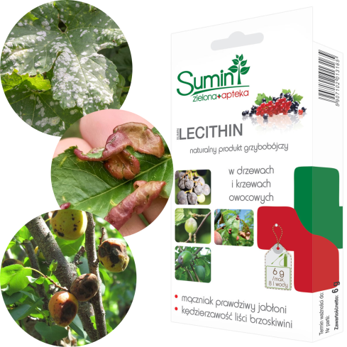 SUM73 Lecithin, Organic Fungicide Spray for Trees and Shrubs, Natural, 12 g