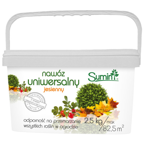 SUM69 UNIVERZÁLNÍ PODZIMNÍ HNOJIVO 2,5 KG OPTIMÁLNÍ SLOŽENÍ SUMIN MULTINUTRIENT