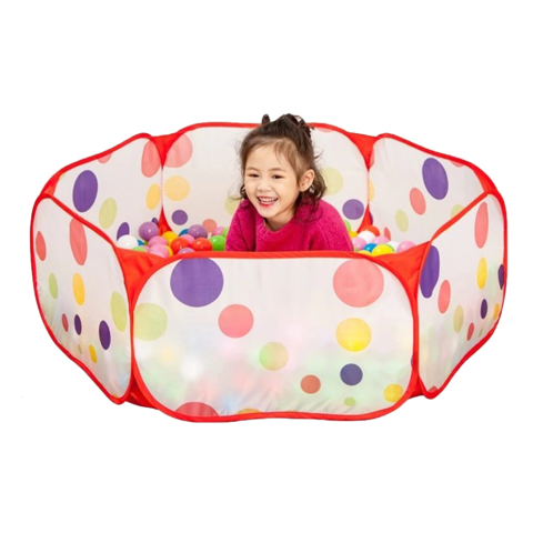 ZB76 SUCHÝ KULEČNÍK MÍČE OHRÁDKA MÍČE POP UP BARVA + KRYT