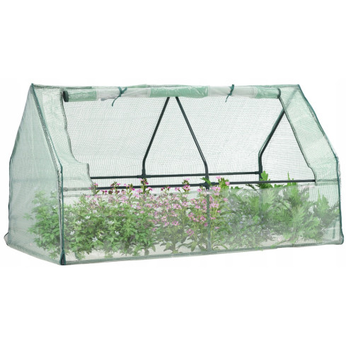 TUN0402 Mini Balcony/Garden Greenhouse, Plastic Tunnel, Tomato Seedling House, 180x92x90
