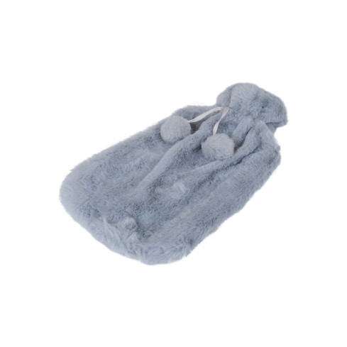 TG71400 Gummi-Thermophor in Hülle, Plüschheizung mit Pullover, für Wasser 1,5l