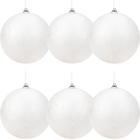 TG26260 STYROPIAN BALLS 6pcs BOMB BALLS WITH HOLDER 6CM STYROPIAN BALLS