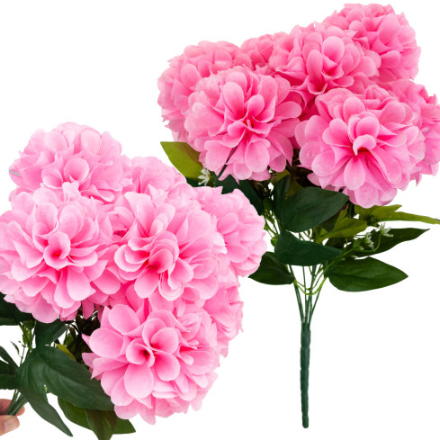 CV31148-3 DALIE BUNCH KÜNSTLICHE DALIA DALIA IN BUNCH Rosa FLOWERS SCHÖN WIE LIVE