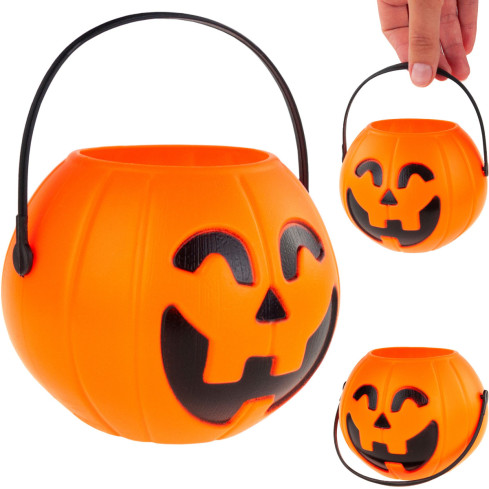 TG38900 SÜSSIGKEITEN EIMER KÜRBIS HALLOWEEN DEKORATION