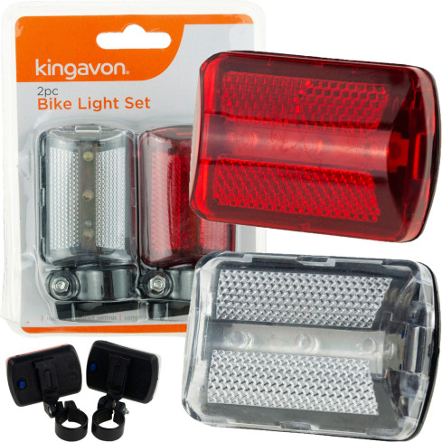TG47904 BIKE LIGHTS komplett vorne Satz hinten WEISS ROT
