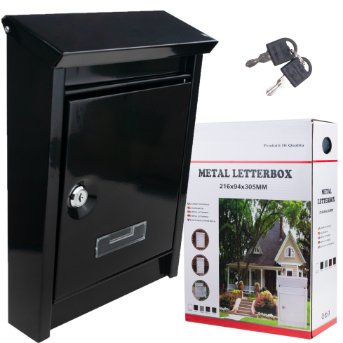 TG48239 Black Mailbox