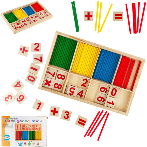 TG50050 MATHE STICKS HOLZSATZ