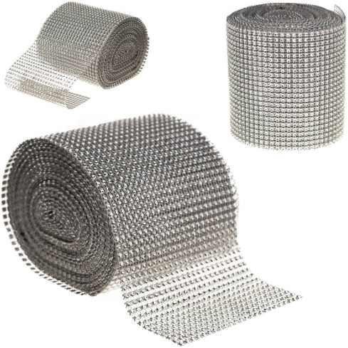 TG51184 SILBER DIAMANT GÜRTEL ZIRKONIA STRASSSTEINE