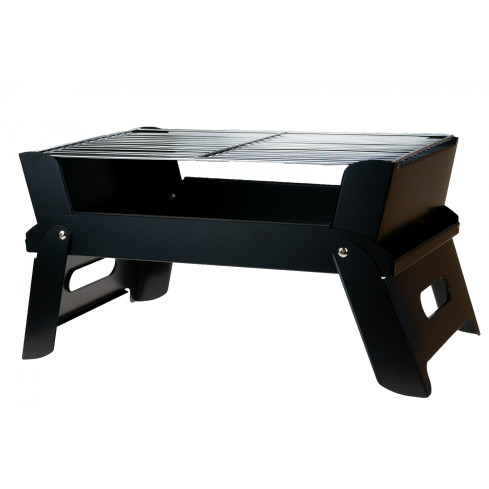 TG56279 GRILL skládací turistický přenosný gril na dřevěné uhlí