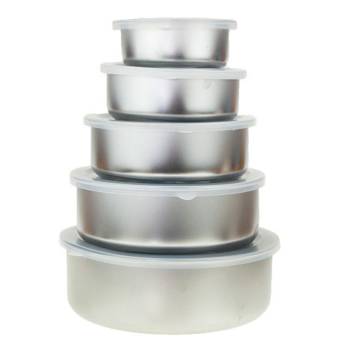 TG56317 sada ocelových nádob na potraviny 5 ks