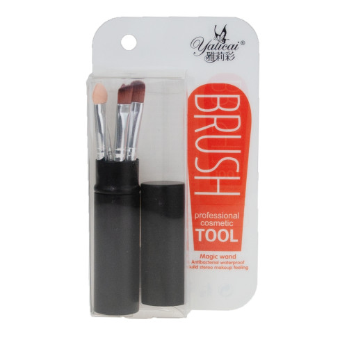 TG56450 sada cestovních štětců na make-up v pouzdře černé štětce v tubě 5ks