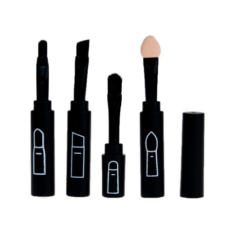 TG56452 Skládací štětce na make-up 4 v 1 ŠTĚTEC NA LÍČENÍ